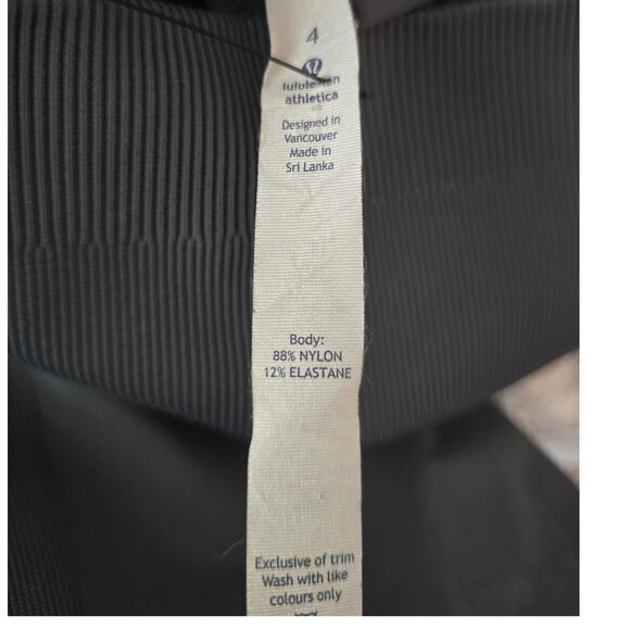 Lululemon Athletica Athletic Women's Gray Leggings 4 - Picture 4 of 4